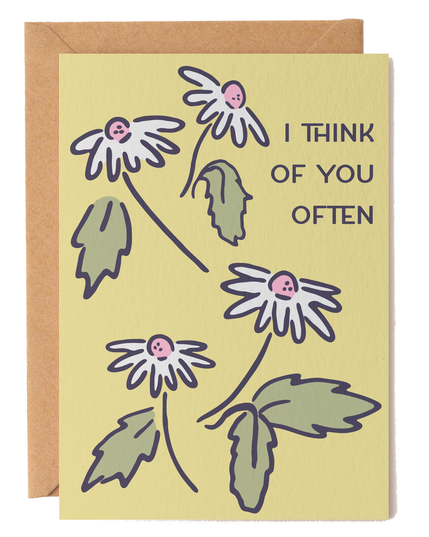 Thinking of You Daisy Friendship Card