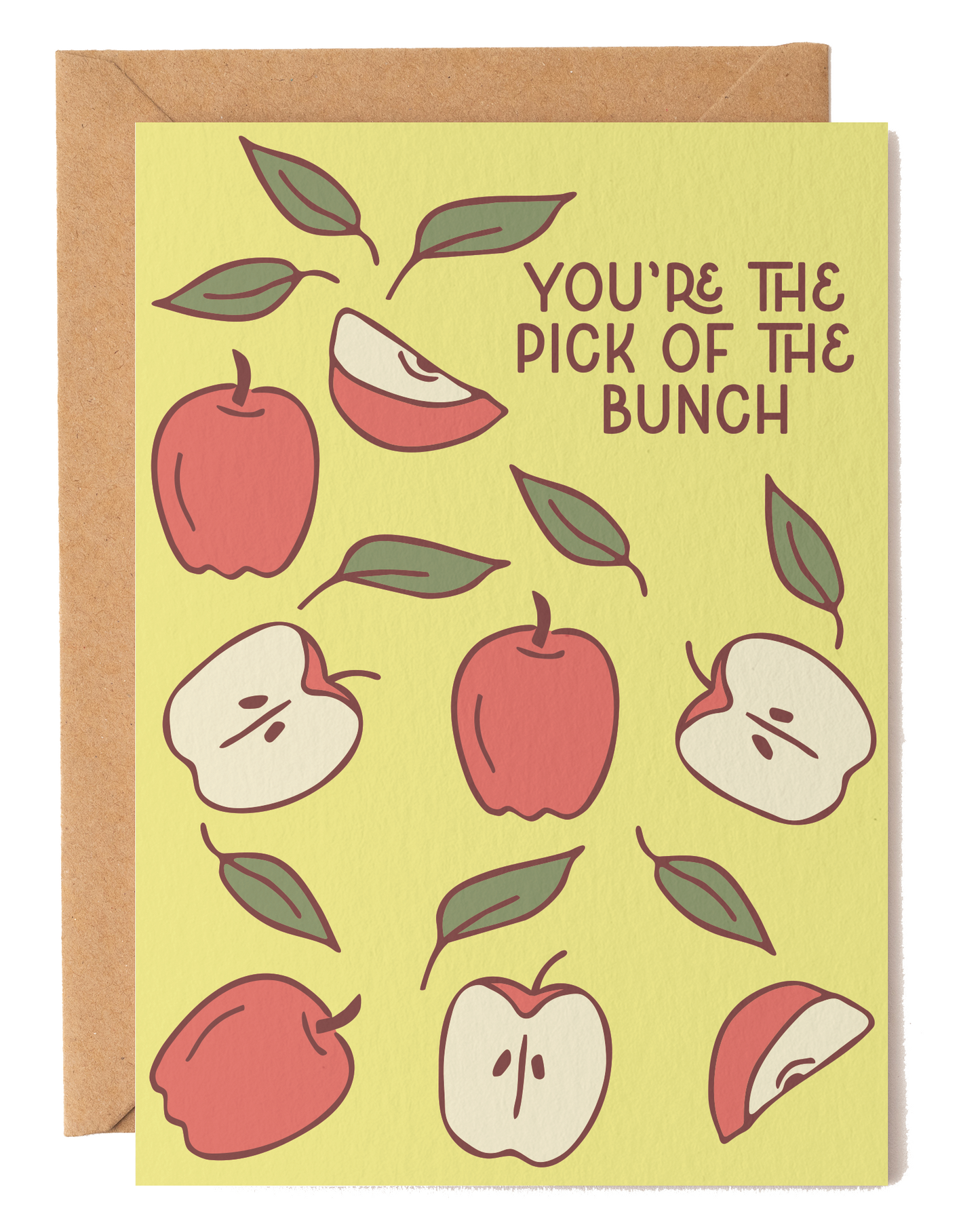 Pick of the Bunch Apple Friendship Card