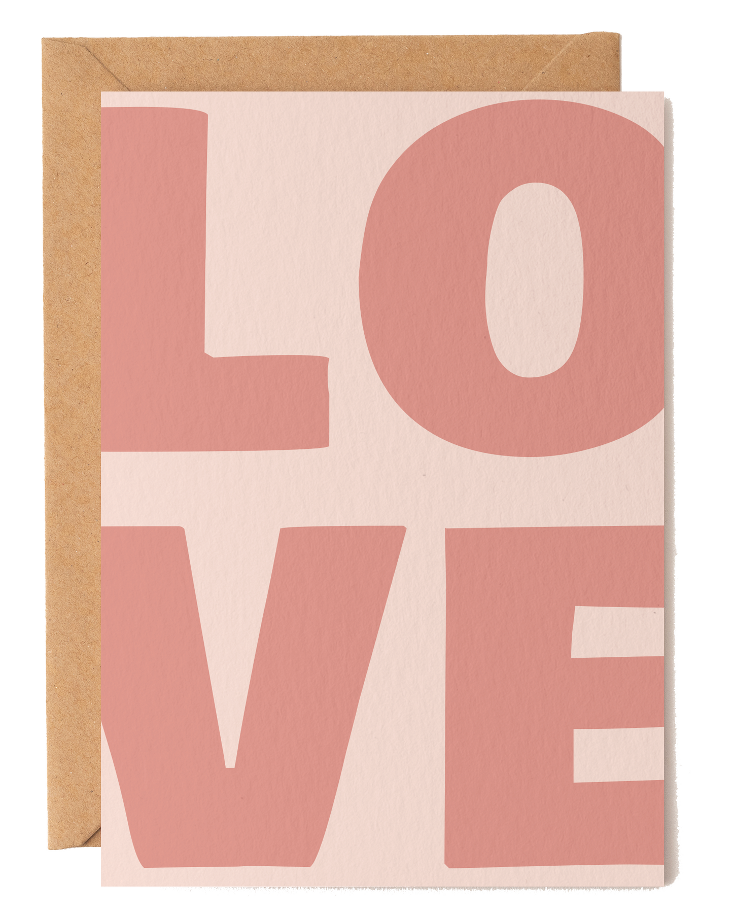 Bold LOVE Typography Card