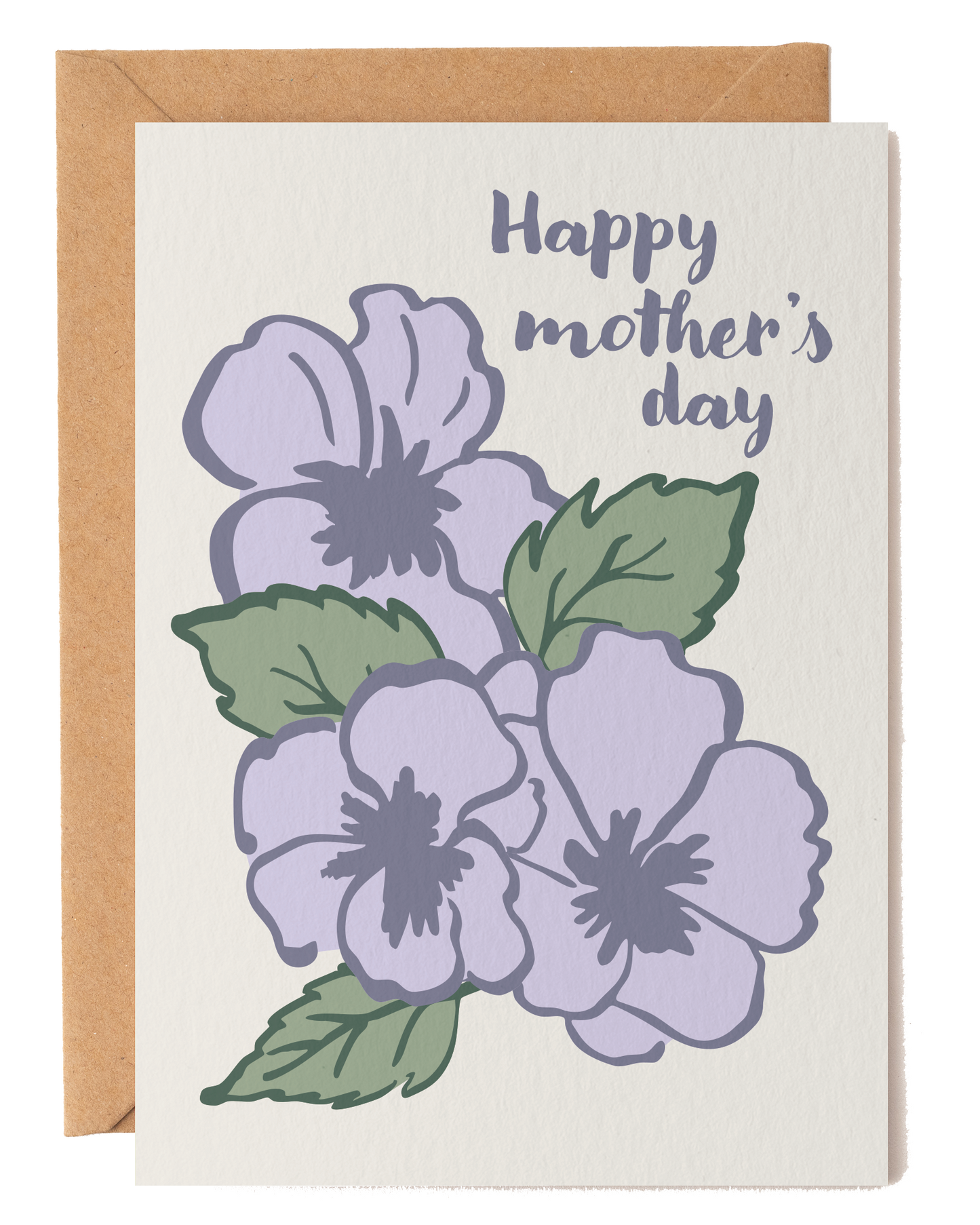 Happy Mother’s Day Pansy Card