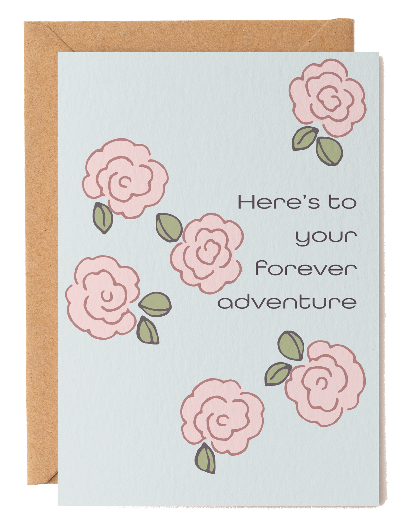Here’s to Your Forever Wedding Card