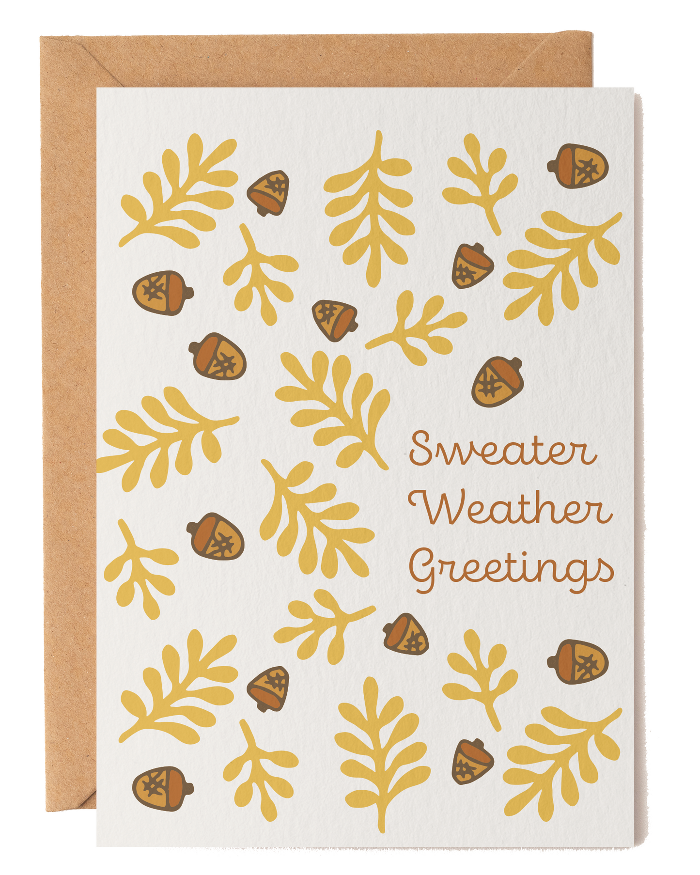 Sweater Weather Greetings Autumn Card