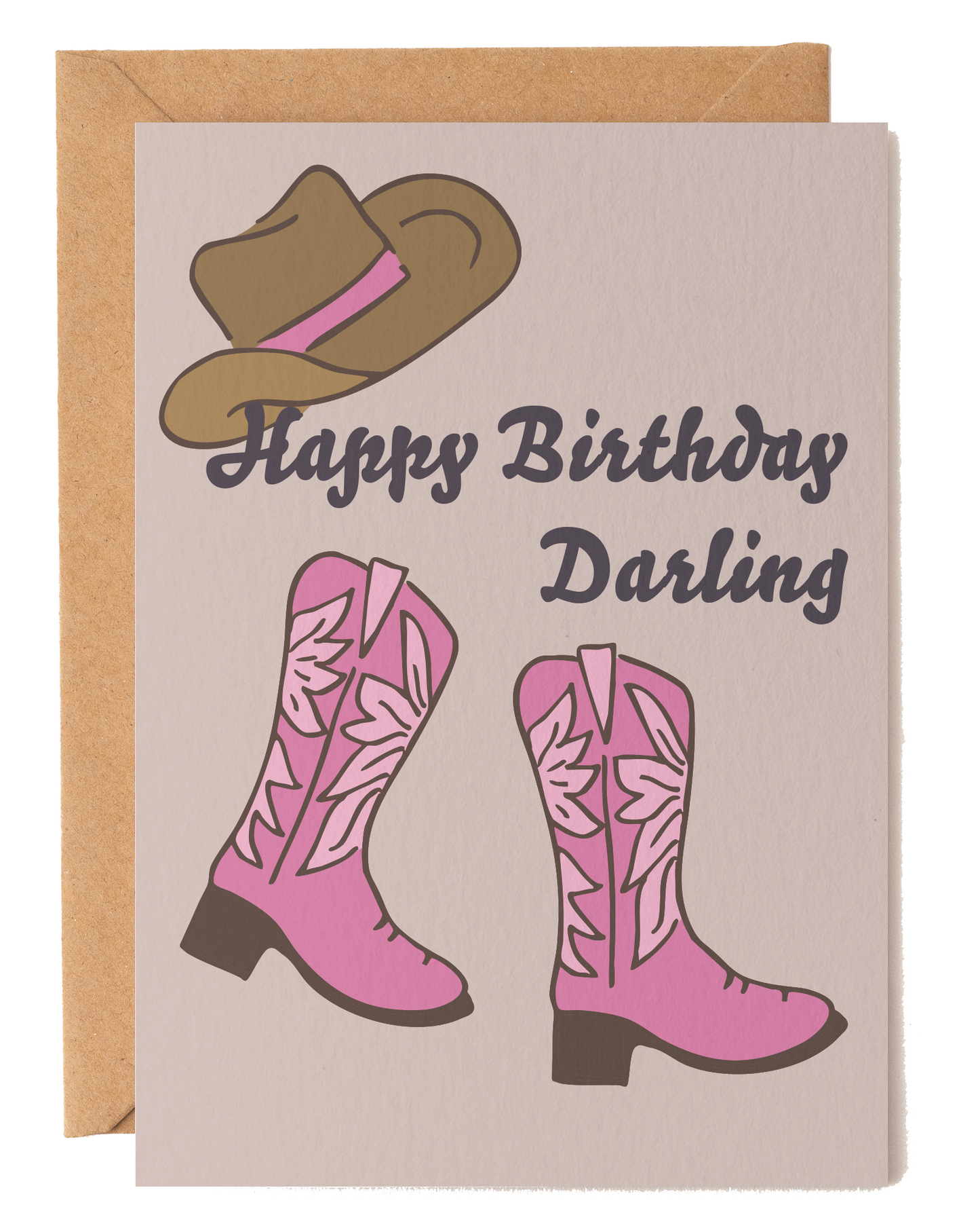 Cowgirl Birthday Card