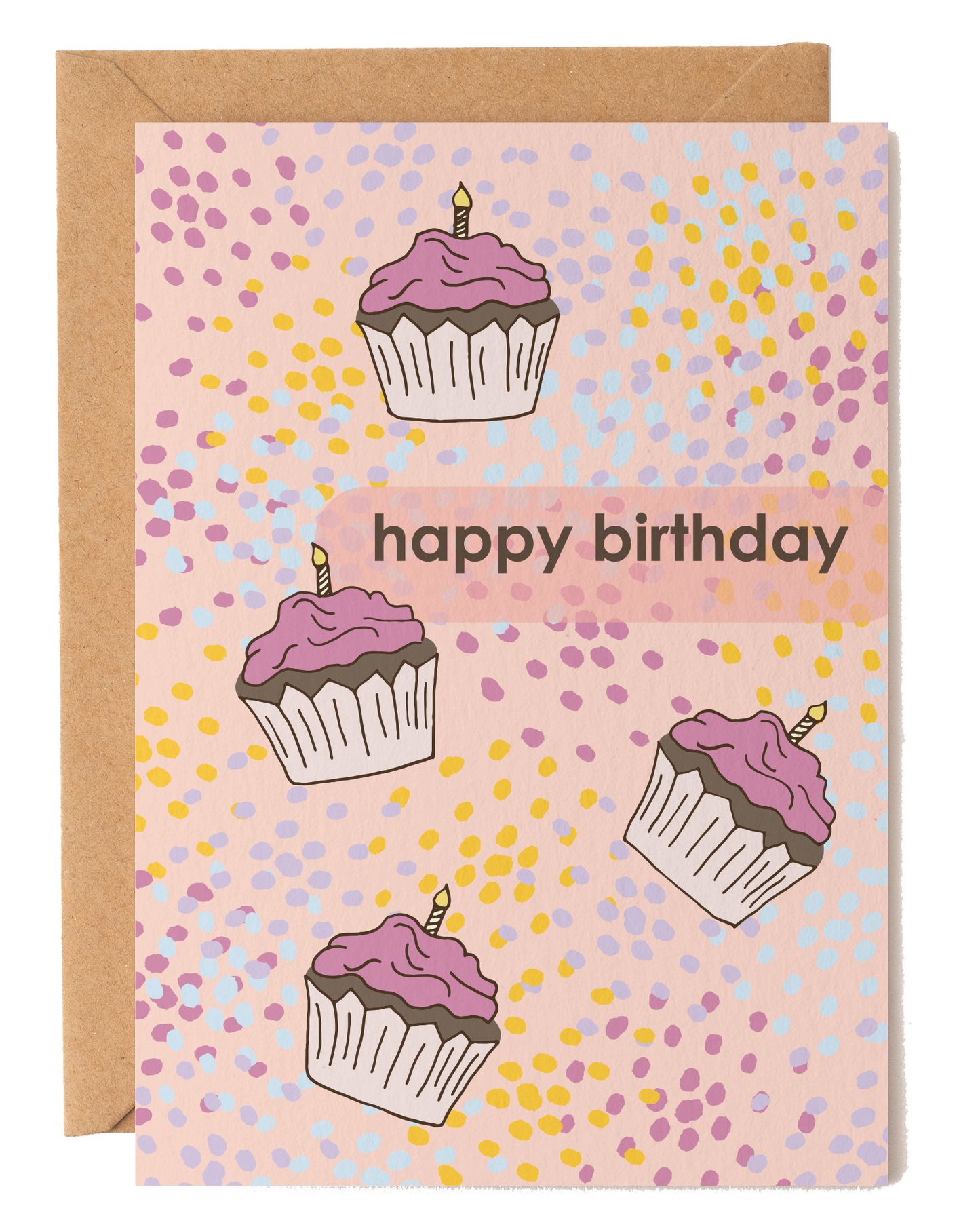 Cupcakes Birthday Card