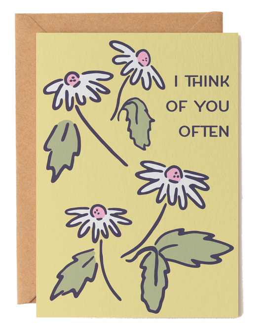 Thinking of You Daisy Friendship Card