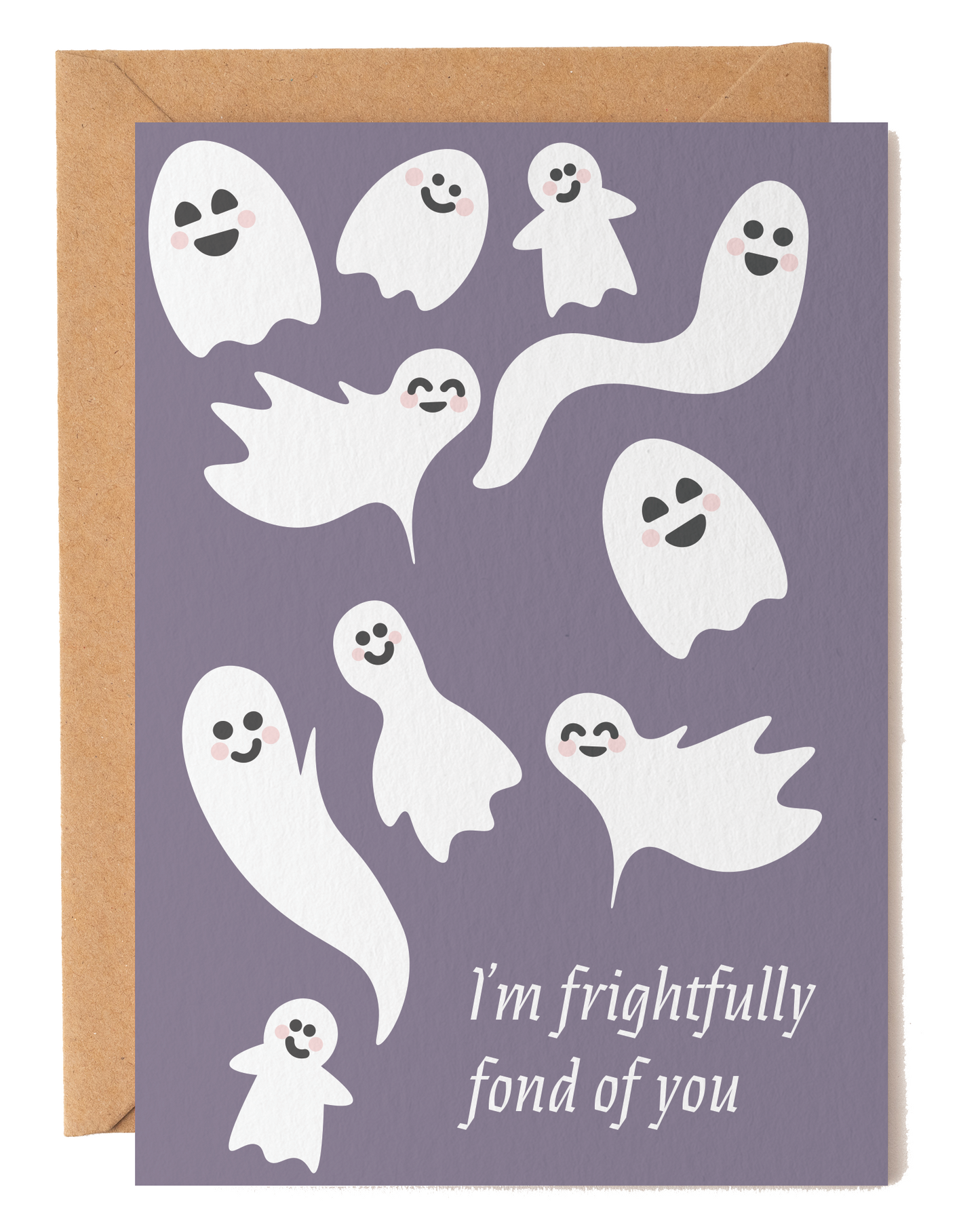 I’m Frightfully Fond of You Halloween Card