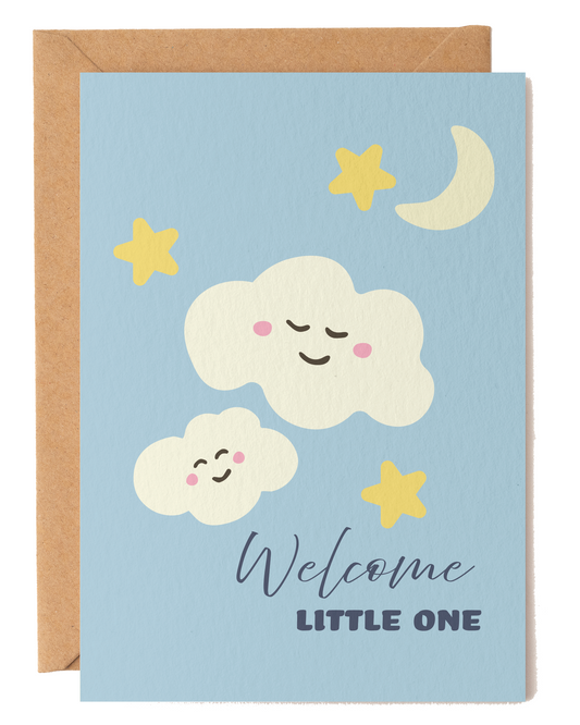 Welcome Little One Baby Card